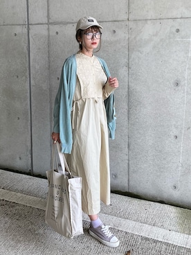 「ウィッグ」｜「アイテム（その他）」を使った、IMOKOさん（レディース・170cm）の夏コーディネート