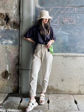 「ウィッグ」｜「アイテム（その他）」を使った、IMOKOさん（レディース・170cm）の夏コーディネート