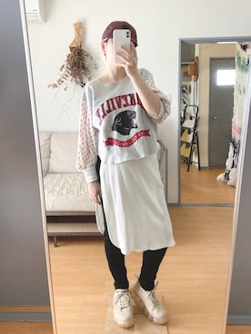 千紘さん(レディース・154cm)の秋コーディネート