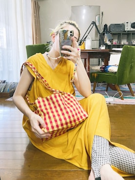 千紘さん（レディース・154cm）の夏コーディネート