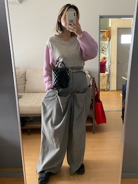 「#オトナカジュアル」｜「アイテム（その他シューズ）」を使った、千紘さん（レディース・154cm）の秋コーディネート