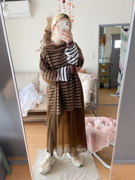 千紘さん（レディース・154cm）の春コーディネート