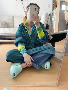 「grounds（グラウンズ）のアイテム（スリッポン）」を使った、千紘さん（レディース・154cm）の春コーディネート