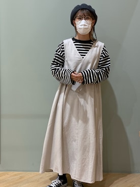 Nanoさん（レディース・157cm）の冬コーディネート