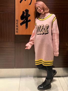 「Little sunny bite（リトルサニーバイト）のアイテム（ワンピース/ドレス）」を使った、KYOCOMORIさん（レディース・160cm）の秋コーディネート