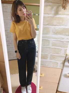 「UNIQLO U」｜maasa.さん（レディース・156cm）の夏コーディネート