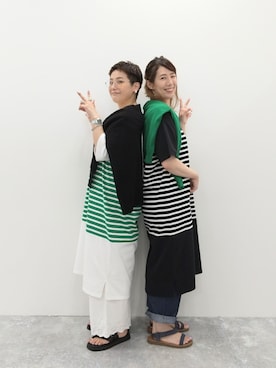 でちさん（レディース・165cm）の夏コーディネート