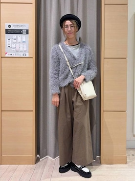 「アイテム（アクセサリー、その他）」を使った、でちさん（レディース・165cm）の秋コーディネート