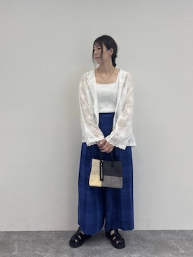 「studio CLIP（スタディオクリップ）のアイテム」を使った、でちさん（レディース・165cm）の夏コーディネート