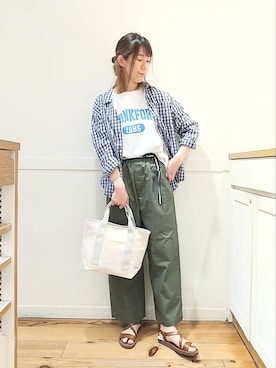 でちさん（レディース・165cm）の夏コーディネート