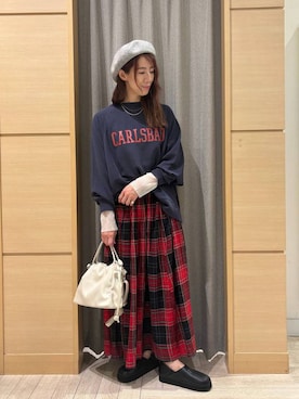 でちさん（レディース・165cm）の秋コーディネート