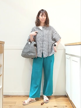 でちさん（レディース・165cm）の夏コーディネート