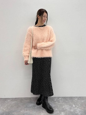 「アイテム（アクセサリー、その他）」を使った、でちさん（レディース・165cm）の冬コーディネート