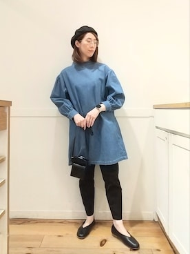 Studio Clip スタディオクリップのワンピース ブルー ネイビー 青色系 コーディネート Zozotown