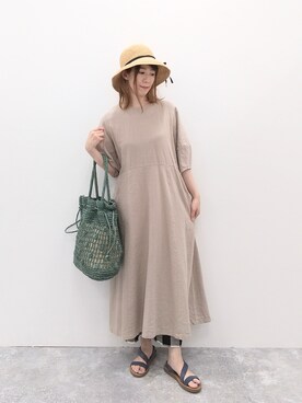 でちさん（レディース・165cm）の夏コーディネート