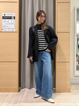 「studio CLIP（スタディオクリップ）のアイテム（バッグ）」を使った、でちさん（レディース・165cm）の冬コーディネート