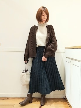 でちさん（レディース・164cm）の秋コーディネート