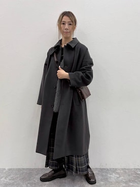 「studio CLIP（スタディオクリップ）のアイテム（Tシャツ/カットソー）」を使った、でちさん（レディース・165cm）の秋コーディネート