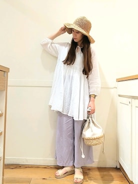 でちさん（レディース・163cm）の夏コーディネート