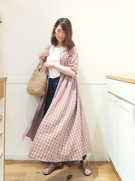 でちさん（レディース・165cm）の夏コーディネート
