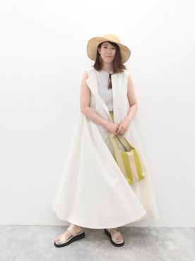でちさん（レディース・165cm）の夏コーディネート