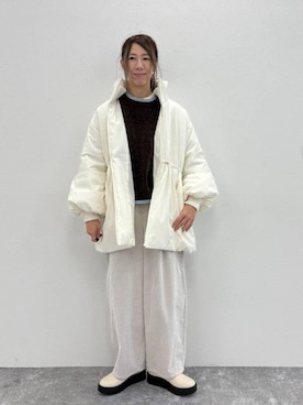 「studio CLIP（スタディオクリップ）のアイテム」を使った、でちさん（レディース・165cm）の冬コーディネート