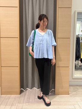 でちさん（レディース・165cm）の夏コーディネート