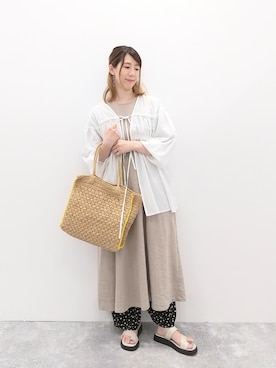 でちさん（レディース・165cm）の夏コーディネート