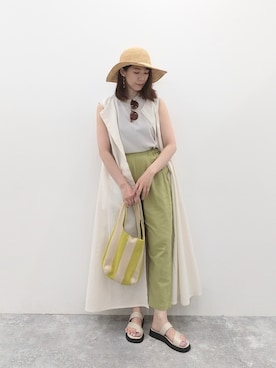 でちさん（レディース・165cm）の夏コーディネート