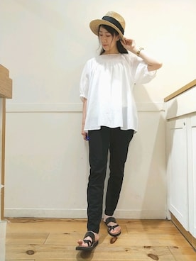 でちさん（レディース・163cm）の夏コーディネート