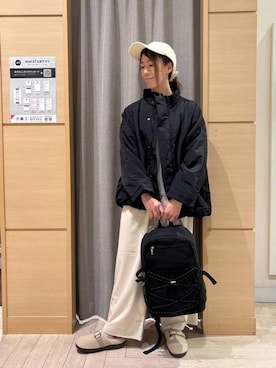 「studio CLIP（スタディオクリップ）のアイテム（バッグ）」を使った、でちさん（レディース・165cm）の冬コーディネート