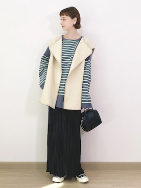 喵喵小桃さん（レディース・160cm）の春コーディネート