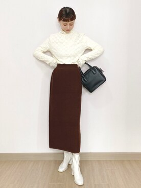 喵喵小桃さん（レディース・160cm）の冬コーディネート