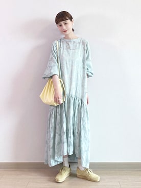 「Kastane」｜「アイテム（モカシン/デッキシューズ）」を使った、喵喵小桃さん（レディース・160cm）の秋コーディネート