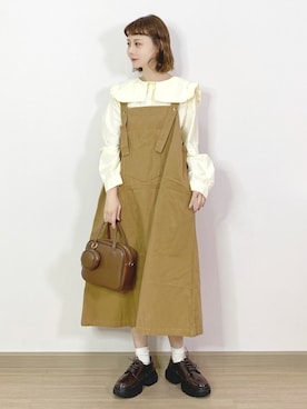 喵喵小桃さん（レディース・160cm）の春コーディネート