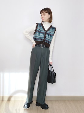 喵喵小桃さん(レディース・160cm)の冬コーディネート