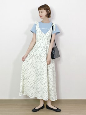 「休闲」｜「アイテム（バッグ）」を使った、喵喵小桃さん（レディース・160cm）の夏コーディネート