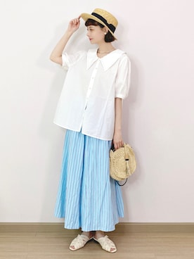 喵喵小桃さん（レディース・160cm）の夏コーディネート