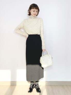 「休闲」｜「アイテム（雑貨/ホビー）」を使った、喵喵小桃さん（レディース・160cm）の冬コーディネート