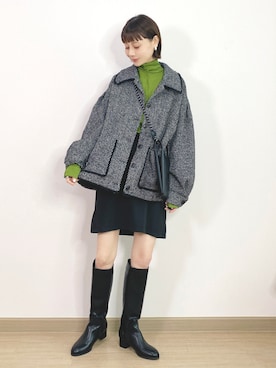 喵喵小桃さん（レディース・160cm）の冬コーディネート