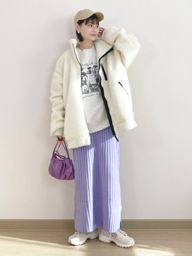 喵喵小桃さん（レディース・160cm）の冬コーディネート