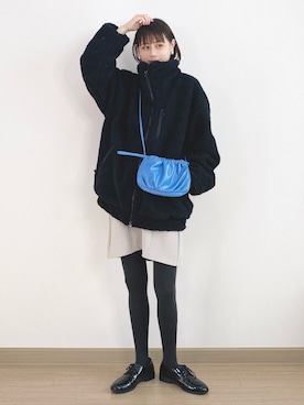 喵喵小桃さん（レディース・160cm）の冬コーディネート