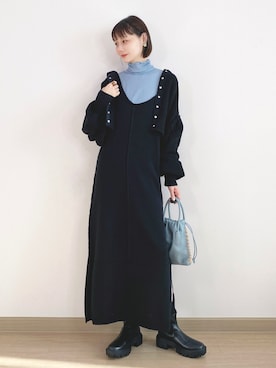 喵喵小桃さん(レディース・160cm)の冬コーディネート