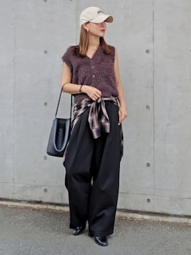 「シンプルコーデ」｜NICOさん（レディース・158cm・40代）の秋コーディネート