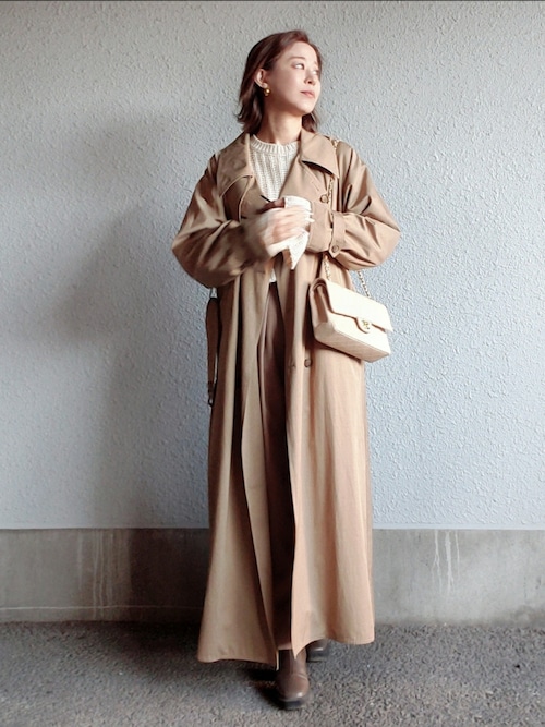 Ameri（アメリ）の「3WAY LAYERED TRENCH COAT（トレンチコート