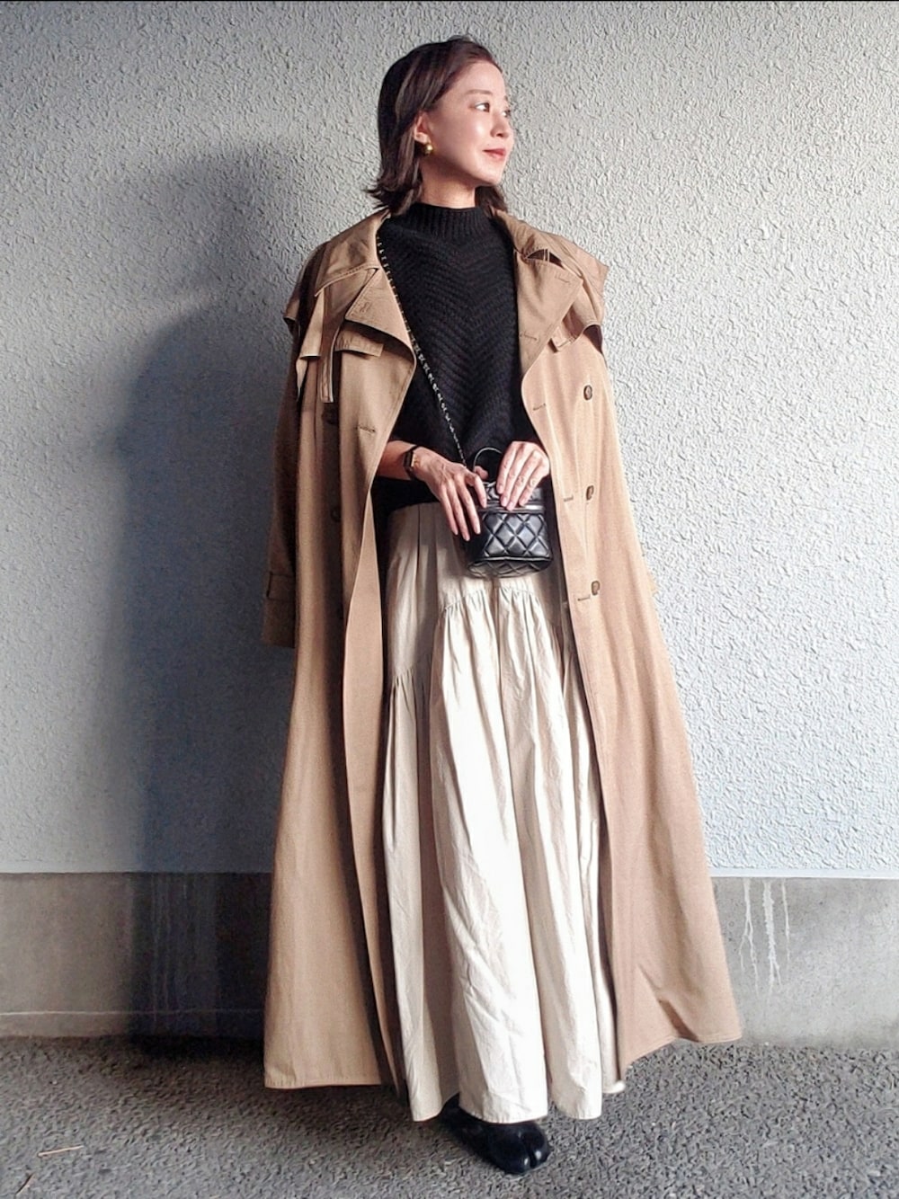 Ameri（アメリ）の「3WAY LAYERED TRENCH COAT（トレンチコート
