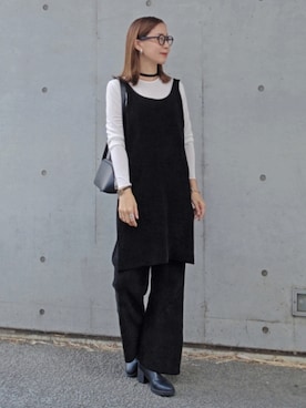 「アイテム（ワンピース）」を使った、NICOさん（レディース・158cm・40代）の秋コーディネート