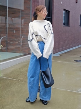 「アイテム（パンツ）」を使った、NICOさん（レディース・158cm・40代）の秋コーディネート