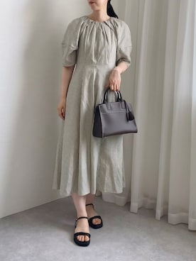 「silver925 × ciite' （シルバーキューニーゴシーテ）のアイテム」を使った、nobuさん（レディース・170cm）の夏コーディネート