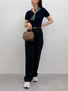 「アイテム（財布/小物）」を使った、nobuさん（レディース・170cm）の秋コーディネート